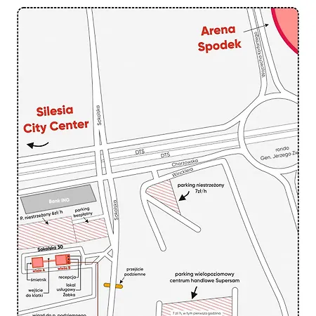 Kairos -tower Ii Premium - Darmowy Parking, Silownia, Sauna - Scisle Centrum Katowice